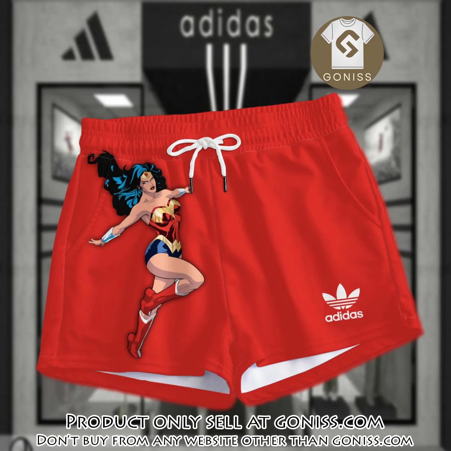 Premium wonder woman in adidas women shorts lady beach shorts wms1071 gn1231321